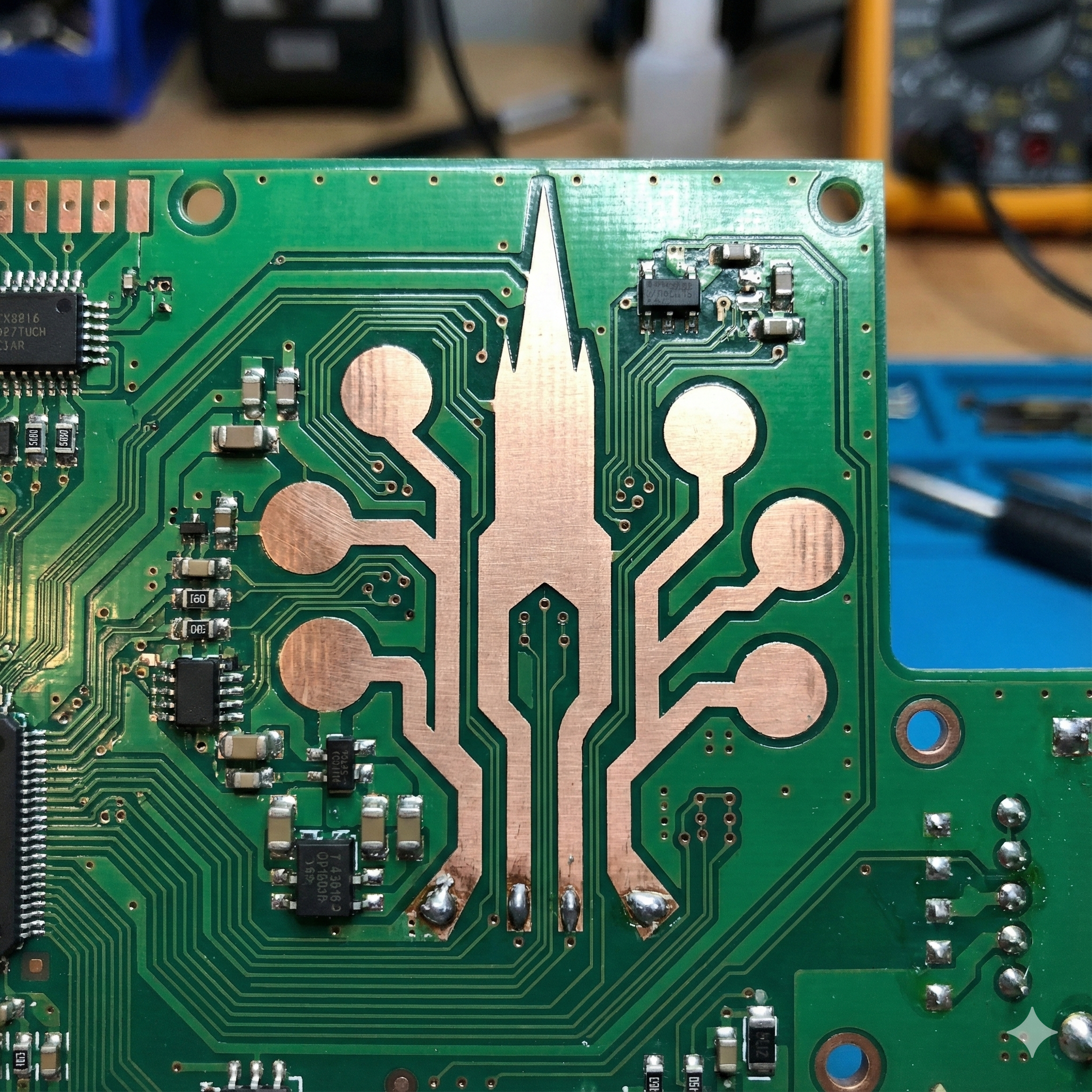 3D-gedrucktes IT-Beratung-Ulm Firmenlogo mit Schriftzug